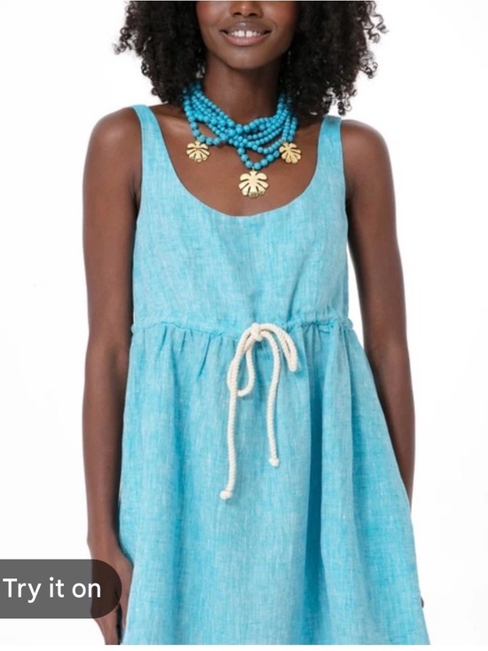 Pomander Place Dresses & Skirts - Pomander Place Turquoise Blue Mini Dress